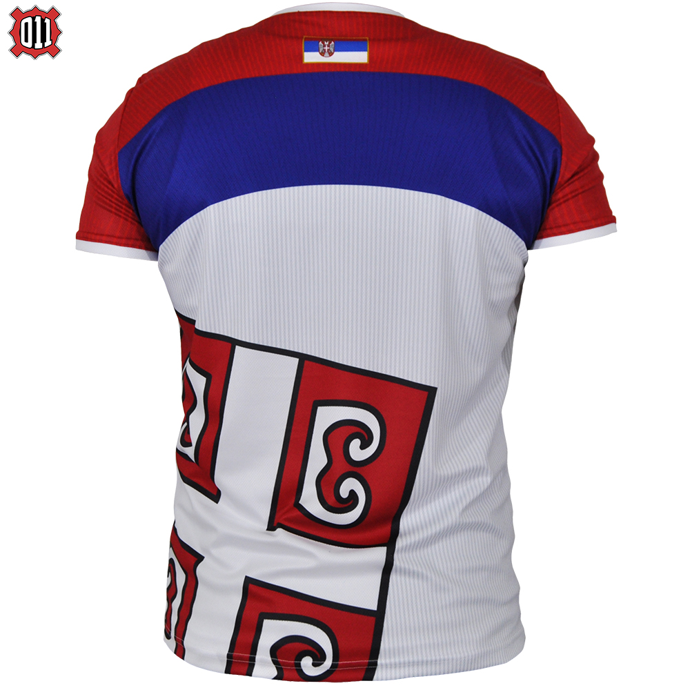 Serbia Football Jersey Fan Dres Orlovi